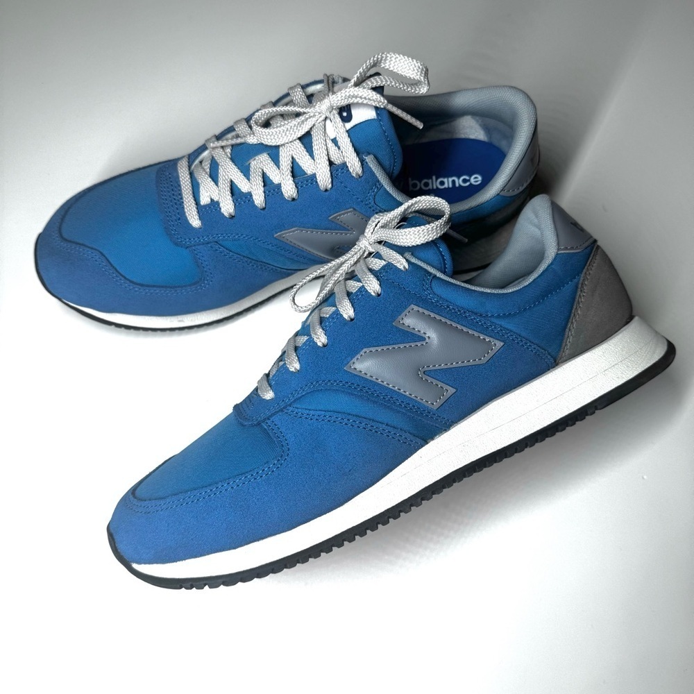 New Balance Men’s 420 Blue Gray Retro Athletic sneakers Shoes Size- 10 - Picture 7 of 9
